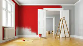 Red wall - What kind of paint?