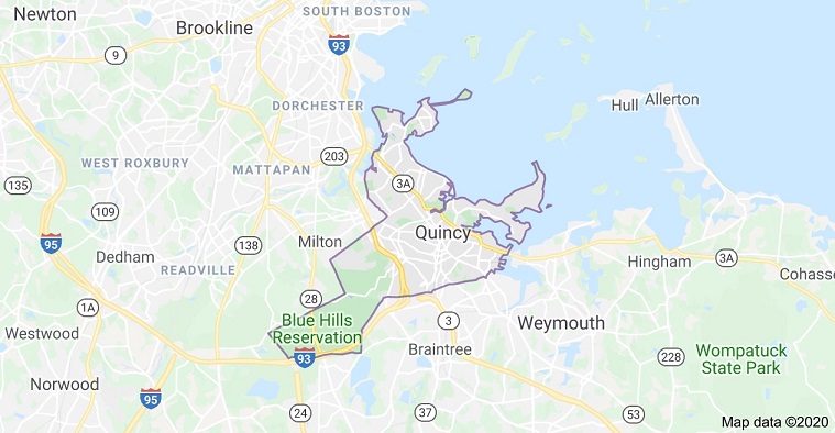 Quincy MA Home of South Shore Painting Contractors