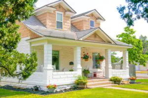 House with two Tone Exterior Color - South Shore Painting Contractors